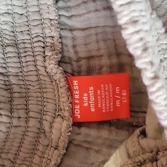 JOE FRESH Girl's Pants 7-8 - Picture 4 of 5